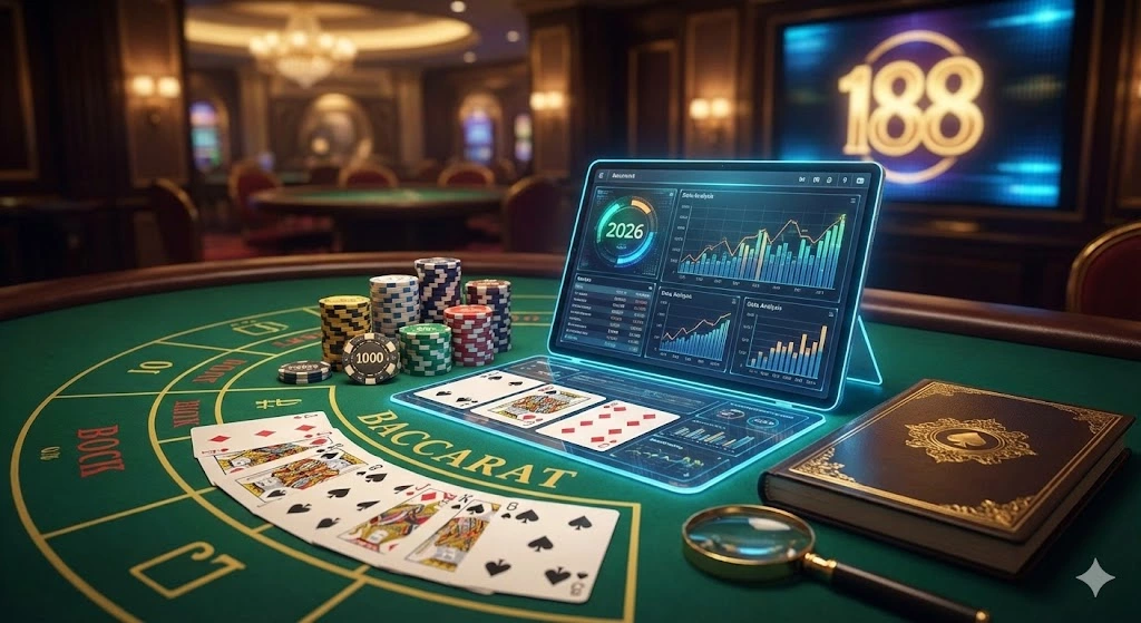 Phân tích thuật toán Baccarat 2026 và bí quyết kiếm 100 triệu tại 188bet